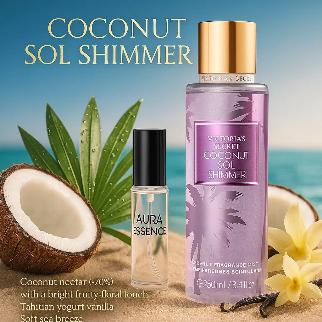 Body Splash Coconut Sol Shimmer - Victoria's Secret (250ml)
